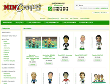 Tablet Screenshot of minicraques.com.br